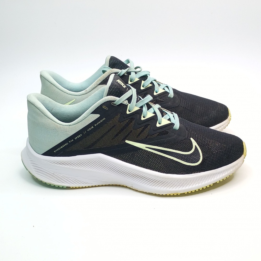 Nike Quest 3 Running Shoes Women Size 8.5 Black Grey CD0232-005 Mesh Athletic - Picture 5 of 10